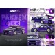 NISSAN Skyline GT-R (R33) PANDEM ROCKET BUNNY Purple - INNO 64 - 1/64 - IN64-R33P-PPL Passion Diecast