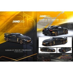 NISSAN GT-R50 By ITALDESIGN Noir - INNO 64 - 1/64 - IN64-R50-BLK Passion Diecast