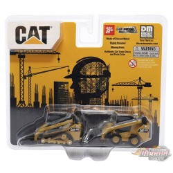 Chargeuse compacte Caterpillar 272D2 et chargeuse compacte chenilles 297D2 - Diecast Master 1/64 - 84647 CS