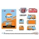 1960 Volkswagen Delivery van Custom GULF - Blue - MiJo Exclusives - M2 Machine - 1:64 - 31500-MJS84