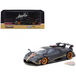 Pagani Imola Édition Limitée - Fibre de Carbone Noir Mat - Tarmac Works - 1/64 - T64-TL060-85RCB11 Passion Diecast