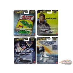 Hot wheels Premium 2024 Assortiment Pop Culture F Case - HXD63-956F - Passion Diecast