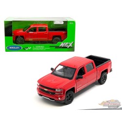 2017 Chevrolet Silverado - Rouge - Welly 1/29 - 24083 RD