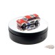 Mini Turntable Rotating Display Stand 4.75" with Mirror Base for 1/64 Scale Model Cars - E12-MR