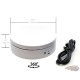 Mini Turntable Rotating Display Stand 4.75" with White Base for 1/64 Scale Model Cars - E12-WH