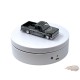 Mini Turntable Rotating Display Stand 4.75" with White Base for 1/64 Scale Model Cars - E12-WH