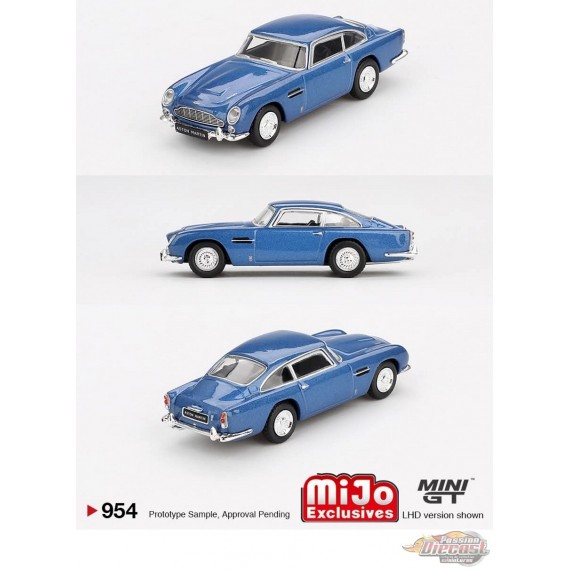 Aston Martin DB5 Sierra Blue Mini GT 1 64 MGT00954 Passion Diecast