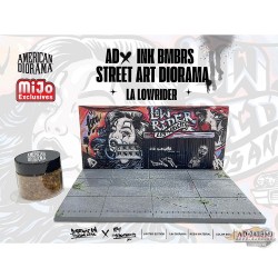 (Preorder) Mijo Exclusive - LA Street Art Diorama Lowrider - Limited Edition - American Diorama 1-64 - AD-2423