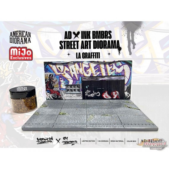 Mijo Exclusive - LA Street Art Diorama Graffiti - Limited Edition - American Diorama 1-64 - AD-2424