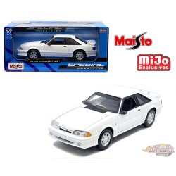 Ford Mustang SVT Cobra 1993 - White - Special Edition - Mijo Exclusives - Maisto - 1/24 - 32906 WH