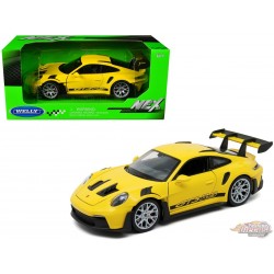 Porsche 911 GT3 RS (992) 2023  Yellow - Welly 1/24 - 24122 YL