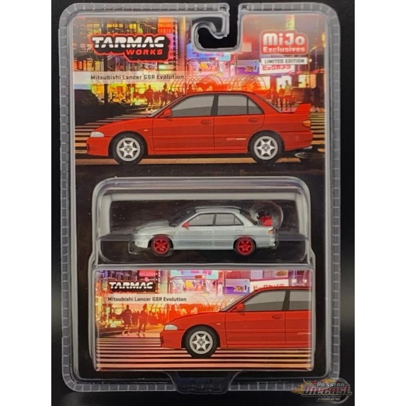 CHASE CAR Mitsubishi Lancer GSR Evolution - Red - Tarmac Works - 1/64 - T64G-048-REGR