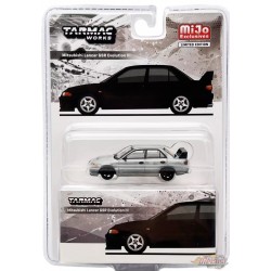 CHASE CAR Mitsubishi Lancer GSR Evolution III - Black - Tarmac Works - 1/64 - T64G-050-BK - Tarmac Works - 1/64 - T64G-023-WH9GR