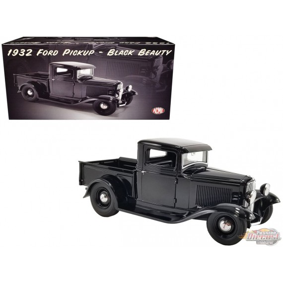 Pick-up Ford 1932 - Beauté noire Édition limitée - La production estimée est de 600 pièces - ACME - 1/18 - A1804104