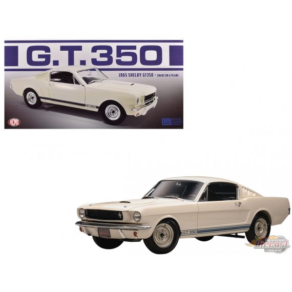 Shelby GT350 1965 en blanc - Snake on a Plane - Édition limitée - ACME - 1/18 - A1801876 Passion Diecast 