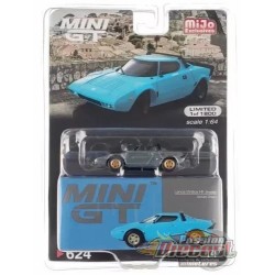 CHASE CAR Lancia Stratos HF Stradale Azzuro Chiaro - Mini GT - 1:64 - MGT00624GR Passion Diecast