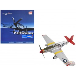 (Preorder) North American P-51C / USAAF 332nd FG, 302nd FS Tuskegee Airmen, W. Pruitt, Italie, 1944 / Hobby Master 1:48 HA8517