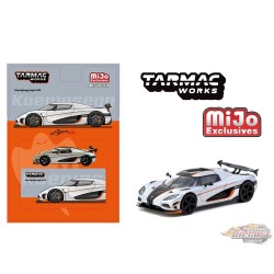 Koenigsegg Agera RS - Argent lunaire / Noir - Tarmac Works - 1/64 - T64G-TL005-MS