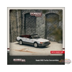 Saab 900 Turbo Convertible - Blanc - Tarmac Works - 1/64 - T64G-067-WH