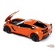 Chevrolet Corvette Z06 2019 avec groupe performance Z07 en orange Sebring - Auto World - 1/64 - AWSP165 A
