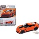 Chevrolet Corvette Z06 2019 avec groupe performance Z07 en orange Sebring - Auto World - 1/64 - AWSP165 A