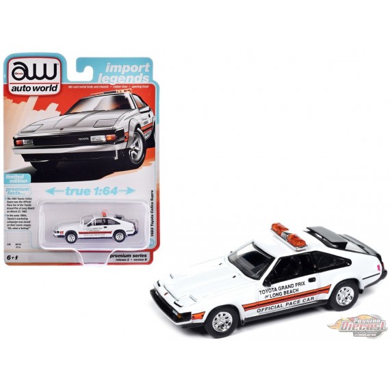 Toyota Celica Supra 1983 officiels de voiture de Toyota Grand Prix de Long Beach - Auto World - 1/64 - AWSP166 B