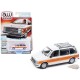 1985 Dodge Caravan in DW2 White with Woodgrain Sides & Rear - Auto World - 1/64 - AWSP167 A