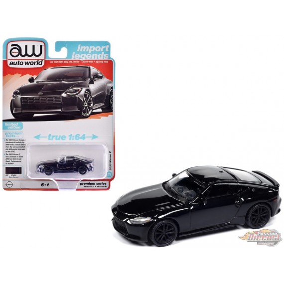 2023 Nissan Z in Black Diamond - Auto World - 1/64 - AWSP168 B