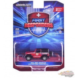 Volusia County Florida Beach Safety Ocean Resuce 2011 Jeep Wrangler - Responders Series 2 - 1/64 Greenlight - 67060 E