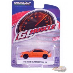 2018 Dodge Charger Daytona 392 in Go Mango - GreenLight Muscle Series 29 - 1/64 Greenlight - 13360 E