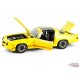 1980 Chevrolet Camaro Z/28 with T-Tops in Bright Yellow with Red Tri Color Stripes - 1/18 - Greenlight - 13690