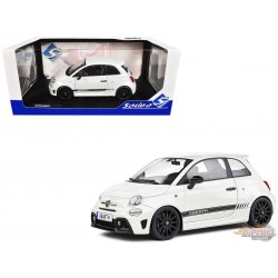 (Preorder) Fiat F595 Abarth - Ghiaccio White - 2022 - Solido - 1/18 - S1811301