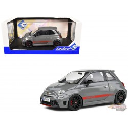 Fiat 695 Abarth XSR Edition Yamaha - Gris Record - 2022 - Solido - 1/18 - S1811302 - Passion Diecast 