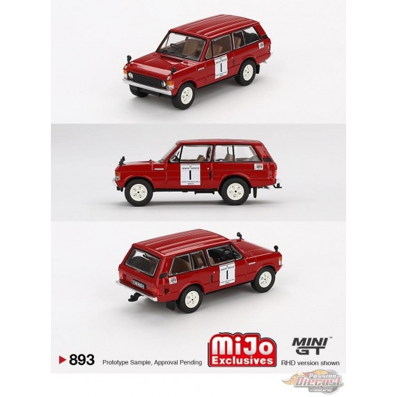 Range Rover 1971 International Hillrally Winner - Mini GT - 1:64 - MGT00893 Passion Diecast