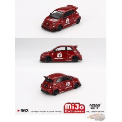 ABARTH 595 Rouge LB-WORKS x Abas Works - Mini GT - 1:64 - MGT00963 Passion Diecast