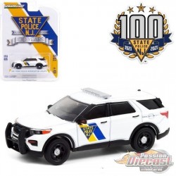 2021 Ford Police Interceptor Utility  Anniversary Collection 12 - 1/64 greenlight - 28060 F -Passion Diecast