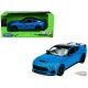 2024 Ford Mustang GT - Blue with Black Roof - Welly 1/25 - 24123W BL - Passion Diecast