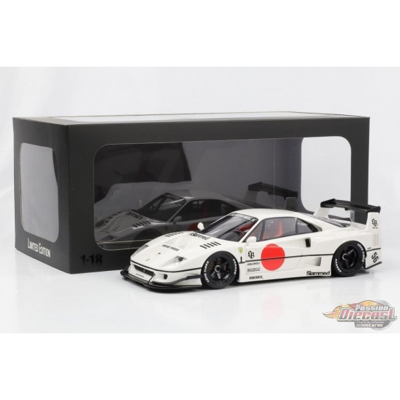 2023 LB-Works F40 en Blanc - Limited Edition Resin Model - 1/18 - GT SPIRIT - GT470  Passion Diecast 