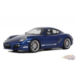 PORSCHE CAYMAN R AQUA BLUE METALLIC 2012 - 1/18 - GT SPIRIT - GT901