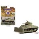 Utah Beach, Normandy - 1944 M4 Sherman Dozer Tank with Bulldozer Pusher - Battalion 64 Series 2 - 1/64 Greenlight - 61020 C