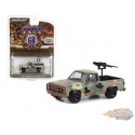 (Web Only) 1984 Chevrolet M1009 CUCV in Camouflage with Mounted Machine Guns - Battalion 64 - 1/64 Greenlight - 61030 E