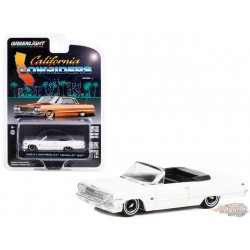 1964 Chevrolet Impala SS Convertible in White - California Lowriders Series 2 -1/64 Greenlight - 63030 C