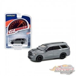 2019 Dodge Durango SRT in Destroyer Gray with Black Stripes -  1-64 greenlight - 13300 D