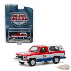 1990 GMC Jimmy STP - Blue Collar  Series 7 -Greenlight 1/64, 35160 D  - Passion Diecast 