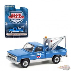 1983 Chevrolet C20  avec crochet d'attelage - Chevron - Blue Collar Collection 9 - Greenlight 1/64 - 35200 D