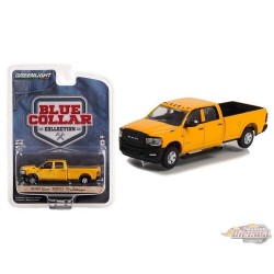 Ram 3500 Tradesman 2021 en jaune autobus scolaire - Blue Collar Collection Series 11 - 1/64 Greenlight - 35240 E