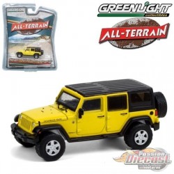 2008 Jeep Wrangler Unlimited Rubicon - Detonator Yellow- All-Terrain  Series 11 - 1/64 Greenlight - 35190 E - Passion Diecast