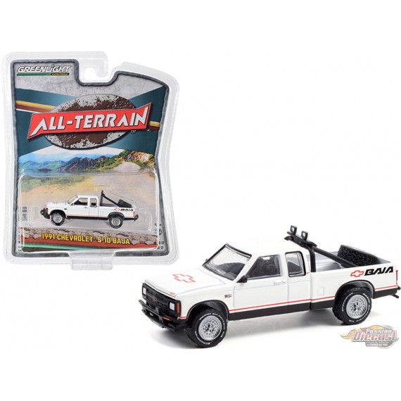 1991 Chevrolet S-10 Baja Extended Cab - All-Terrain Series 12- 1/64 Greenlight - 35210 B