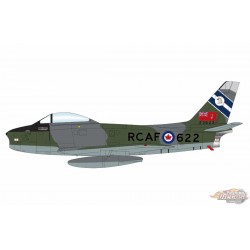 (Preorder) Canadair Sabre Mk 5 / RCAF No.430 Sqn, No23622, RCAF Grostenquin, France, 1950s / Hobby Master 1:72  HA4326