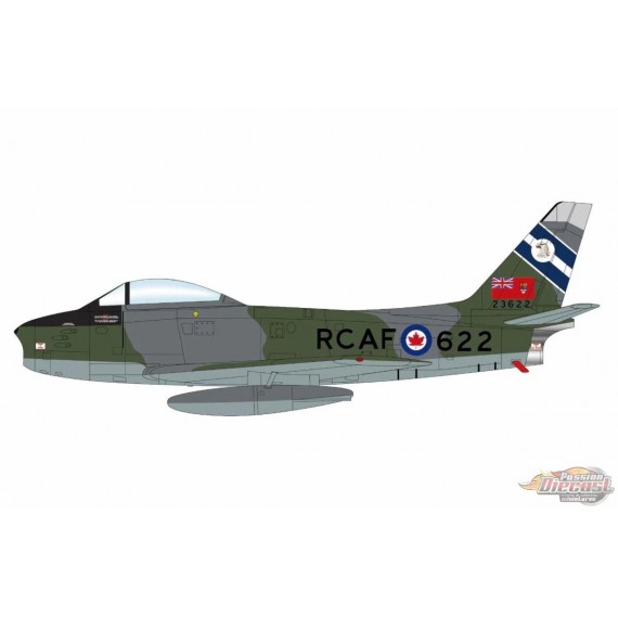 Canadair Sabre Mk 5 / RCAF No.430 Sqn, No23622, RCAF Grostenquin, France, 1950s / Hobby Master 1:72  HA4326